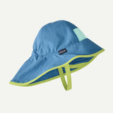 Patagonia Baby Block-the-Sun Hat - Shore Blue