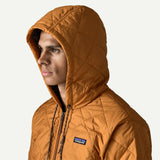 Patagonia Men's Diamond Quilted Bomber Hoody - Summit Blue