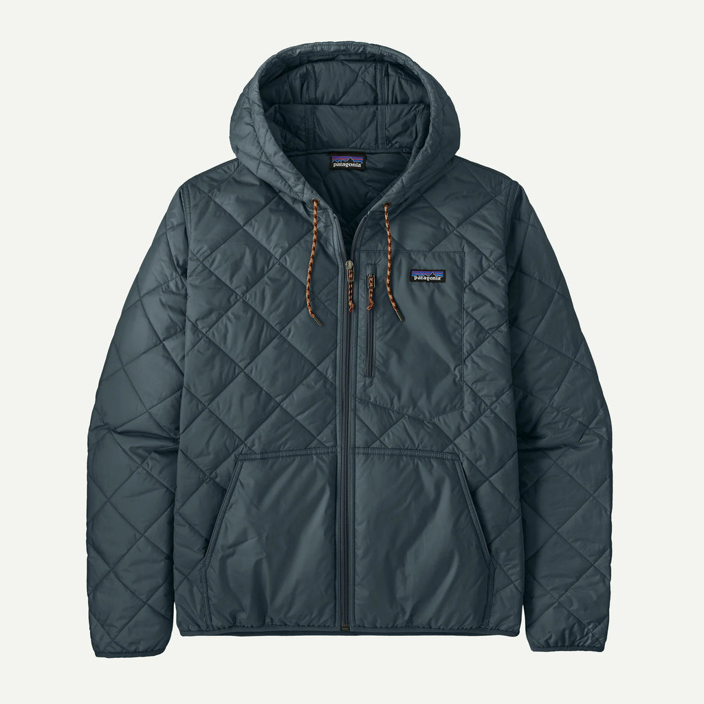 Patagonia Men's Diamond Quilted Bomber Hoody - Summit Blue