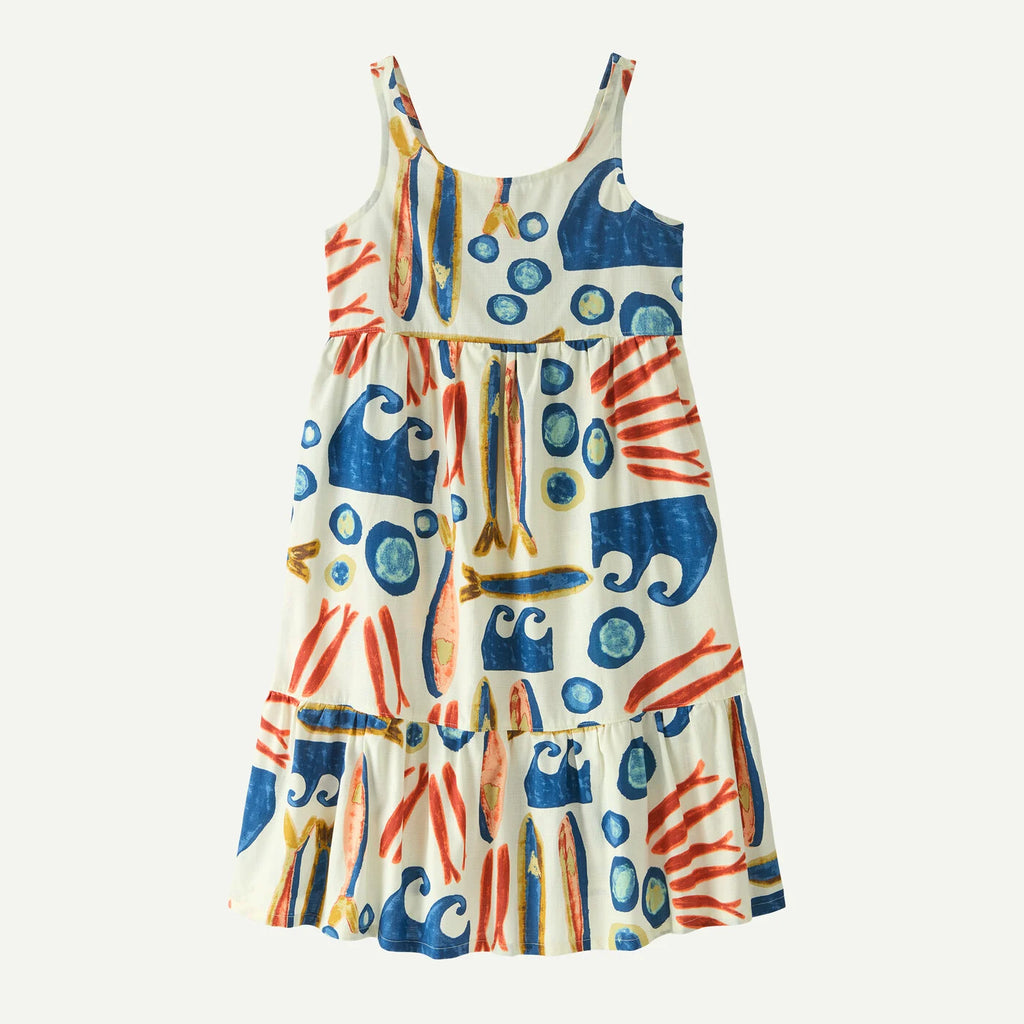 Patagonia Kid's Tidal Threads Dress - Sardines: Natural