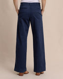Southern Tide Tori Wide Leg Chino Pant - Dress Blue