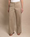 Southern Tide Women's Tori Wide Leg Chino Pant - Sandstone Khaki