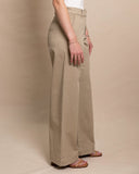Southern Tide Women's Tori Wide Leg Chino Pant - Sandstone Khaki