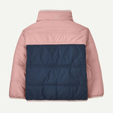 Patagonia Baby Tribbles Reversible Hoody - New Navy w/ Mallow Pink