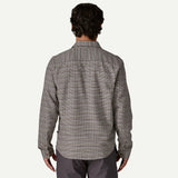 Patagonia Men's Lightweight Fjord Flannel Shirt - Tracks: Noble Grey