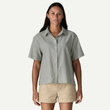 Patagonia Women's Lightweight A/C® Shirt - Windowpane Dobby: White