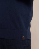 Southern Tide Men's Whitehaven Heather Quarter Zip Sweater - Heather Dress Blue