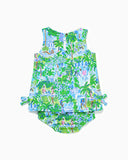 Lilly Pulitzer Baby Lilly Knit Shift Dress - Sprout Green Lilly On Holiday