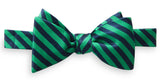 Southern Tide Regimental Stripe Bow Tie in Green