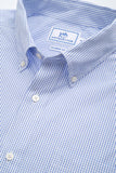 Southern Tide Mens Watermark Tattersall Button Down - Sail Blue