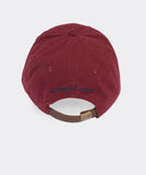 Vineyard Vines Tonal Classic Whale Logo Baseball Hat - Crimson