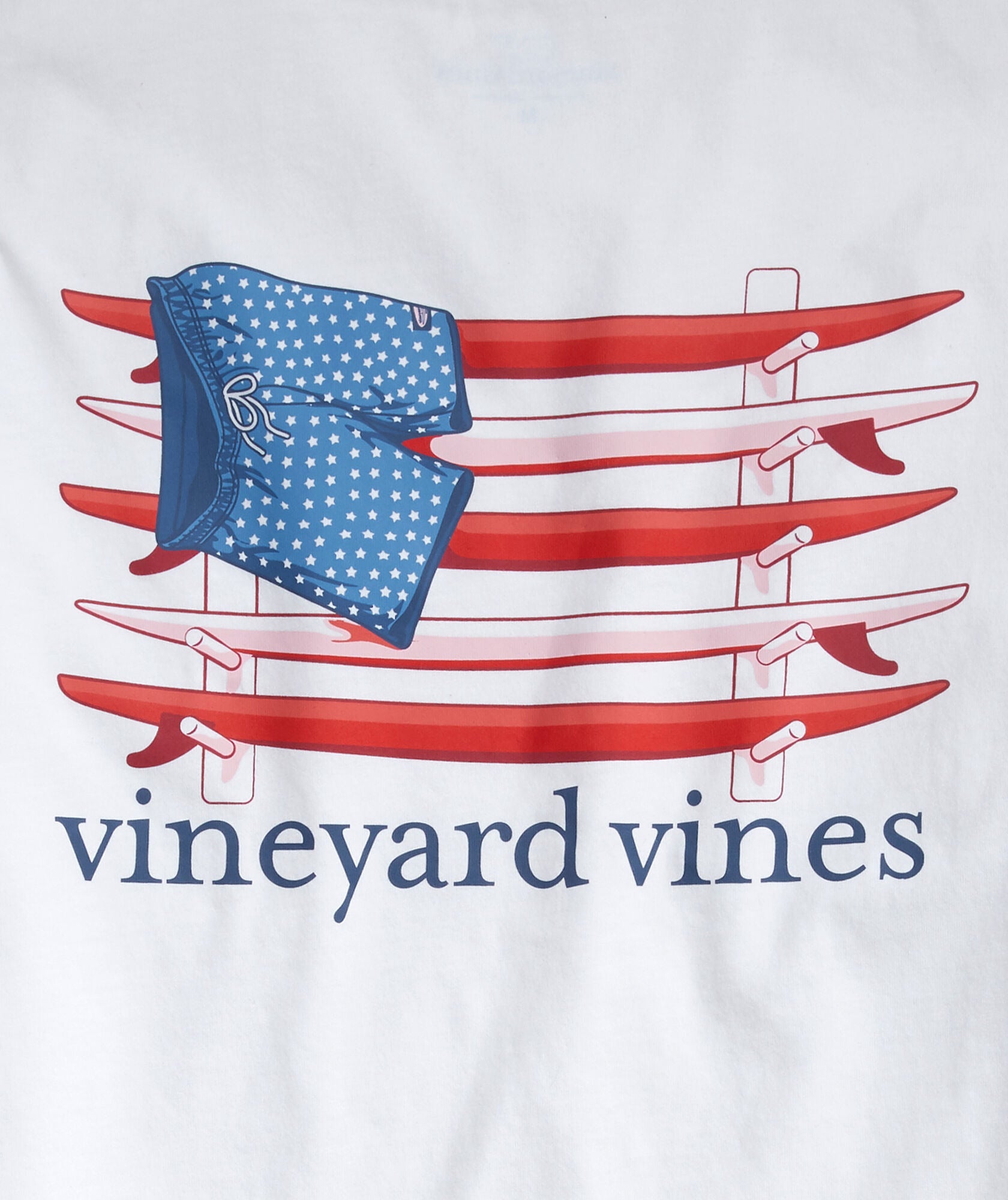 Men's Vineyard Vines White Dallas Cowboys Rod Flag Pocket T-Shirt