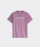 Vineyard Vines Simple Surf Logo Short-Sleeve Tee - Washed Purple