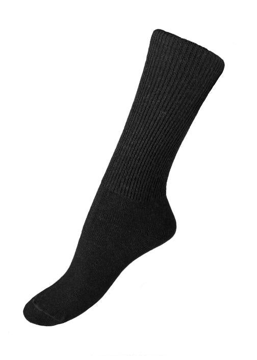 Alpaca Dress Socks - Black