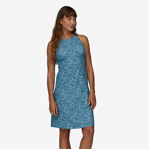 Patagonia Women's Magnolia Spring Dress - Block Party: Lago Blue