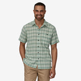 Patagonia Men's A/C® Button Up Shirt - Breezy Plaid: Early Teal