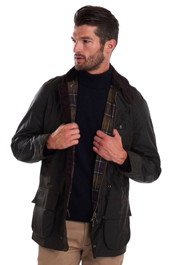 Barbour Bristol Wax Jacket - Olive