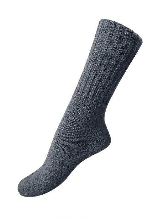 Alpaca Casual Socks - Grey Heather
