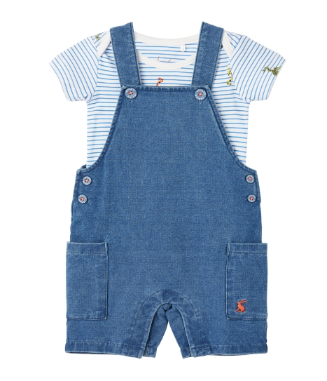 Joules Duncan Denim Frog Set