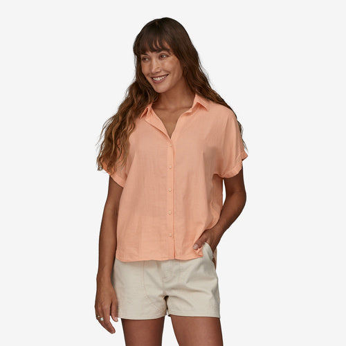 Patagonia Women's Lightweight A/C Shirt - Fresh Breeze: Antique Pink