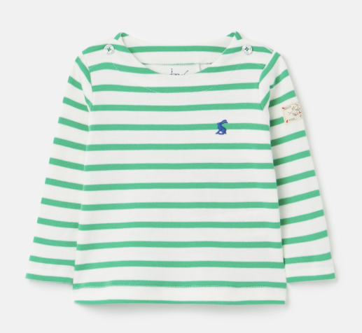 Joules Infant Harbour Long Sleeve Jersey Top - Green