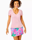 Lilly Pulitzer Women's Halee V-Neck Top - Pink Blossom