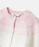 Joules Haywood Infant Striped Cardigan - Pink