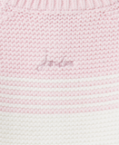 Joules Haywood Infant Striped Cardigan - Pink