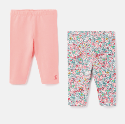 Joules Hopwell 2-pack Leggings - White Ditsey