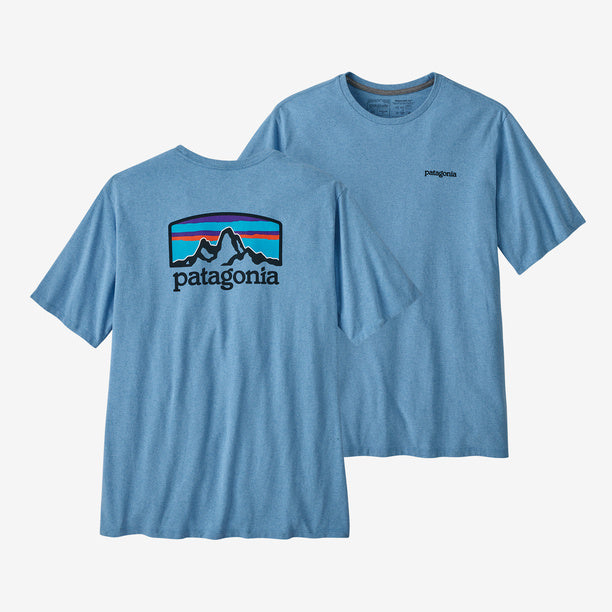 Patagonia Men's Fitz Roy Horizons Responsibili-Tee - Lago Blue