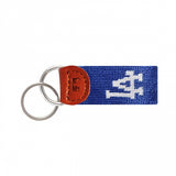 Smathers & Branson Los Angeles Dodgers Needlepoint Key Fob - Royal Blue