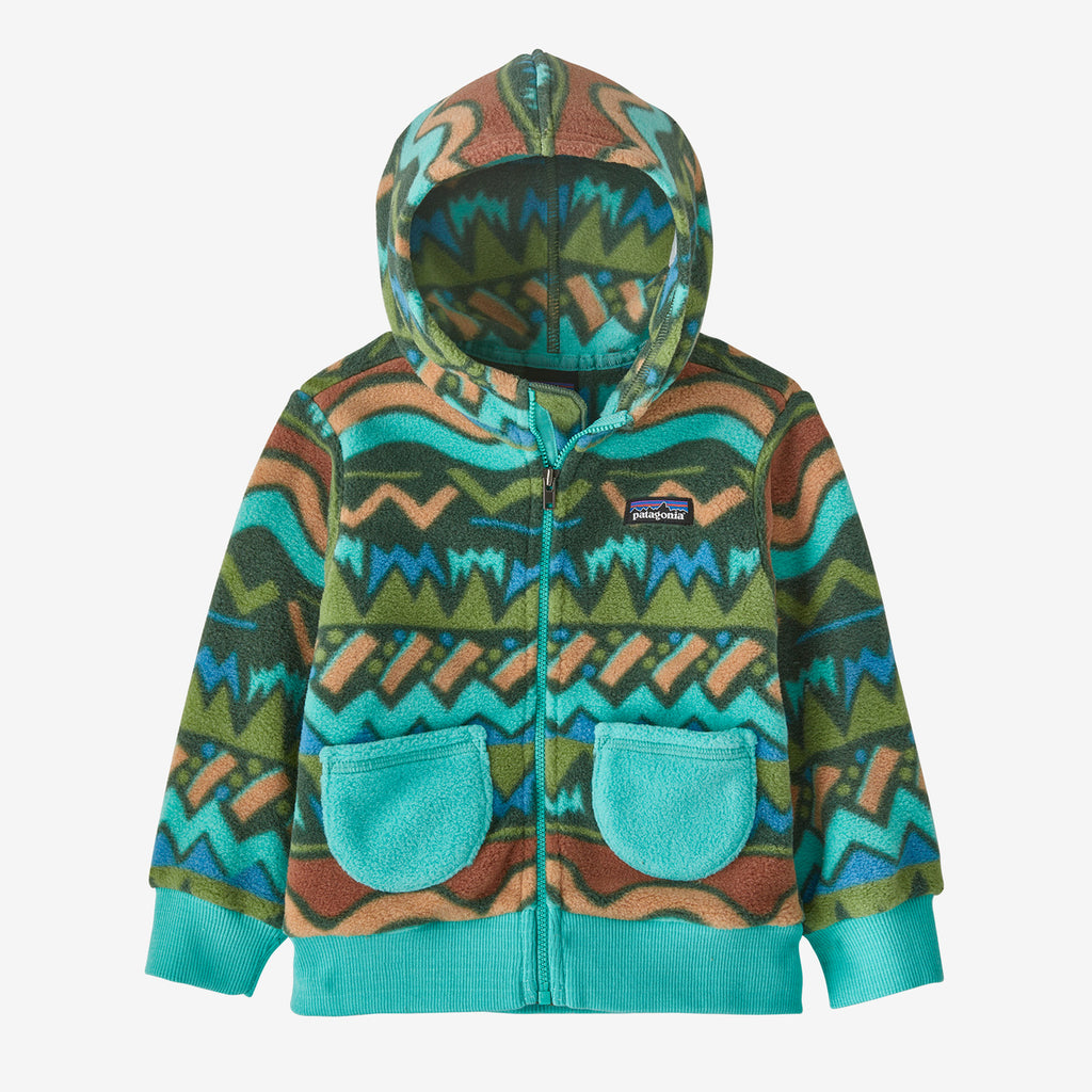 Patagonia Baby Synchilla® Fleece Cardigan - Lofoten Geo: Fresh Teal