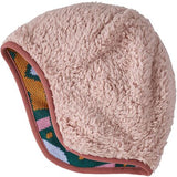 Patagonia Baby Reversible Beanie - Lofoten Geo Knit Small/Fuzzy Mauve