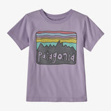 Patagonia Baby Regenerative Organic Certified™ Cotton Fitz Roy Skies T-Shirt - Lune Purple