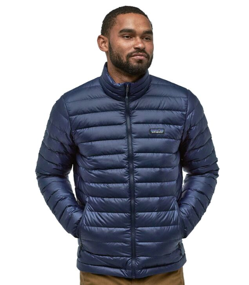 Patagonia Men's Down Sweater Jacket -  Navy