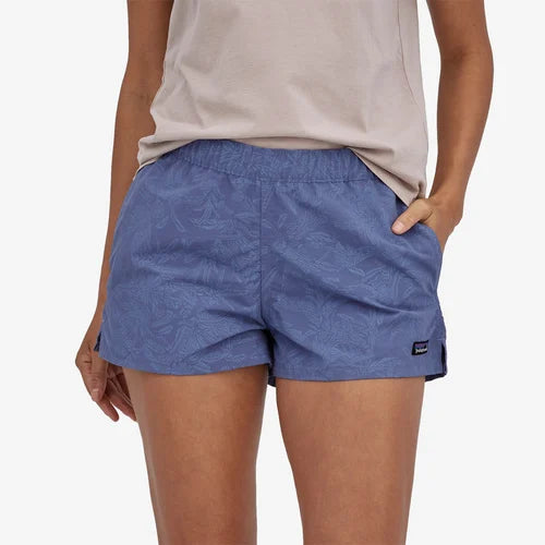 Patagonia Women's Barely Baggies™ Shorts - 2½" - Monkey Flower: Current Blue