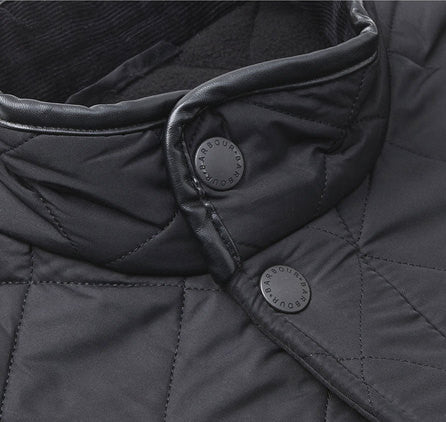 Barbour Powell Quilted Jacket - Black | Krizia Martin