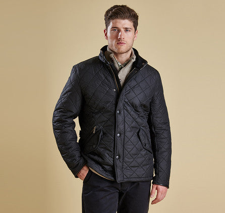Barbour Powell Quilted Jacket - Black | Krizia Martin