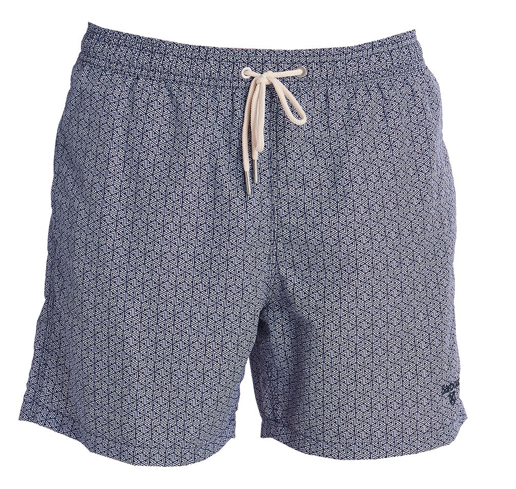 Barbour Geo Print Swim Short - Navy