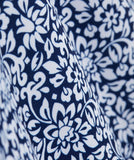 Vineyard Vines Printed Sankaty Tie-Waist Margo Shirt Dress - Micro Tile- Deep Bay