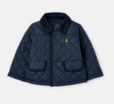 Joules Milford Quilted Infant Jacket - Navy