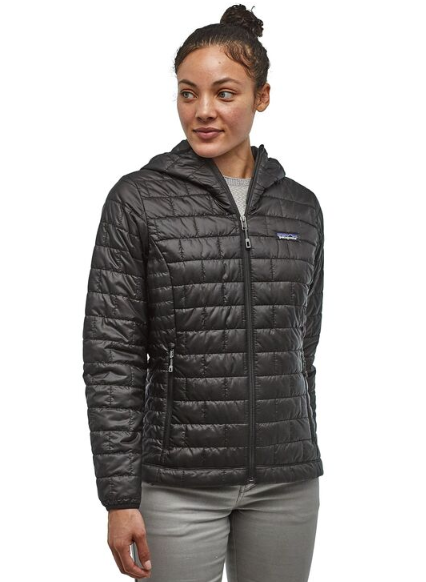 Patagonia Women's Nano Puff® Hoody - Black | Krizia Martin Patagonia Women's Nano Puff® Hoody - Black | Krizia Martin