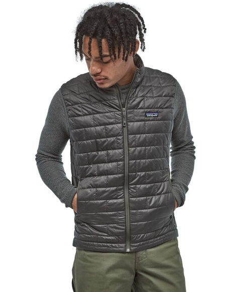 Patagonia men's nano puff forge grey sale