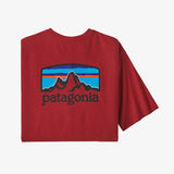 Patagonia Men's Fitz Roy Horizons Responsibili-Tee® - Sumac Red