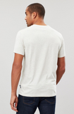 Joules Flynn Graphic Print Crew Neck T-Shirt - Cream Marl