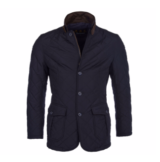 Barbour Men's Quilted Lutz Jacket - Navy