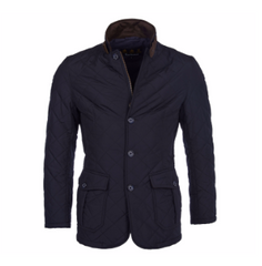 Barbour lutz navy quilted outlet jacket