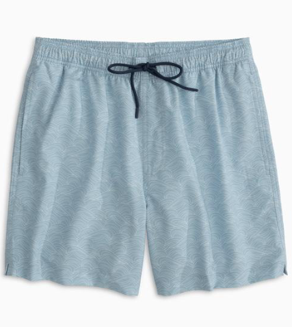 Southern Tide Men's El Mar Swim Trunk - Tide Blue