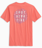 Southern Tide ST Butterfly T-Shirt - Sunkist Coral