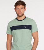 Barbour Seaford Panel T-Shirt - Faded Apple